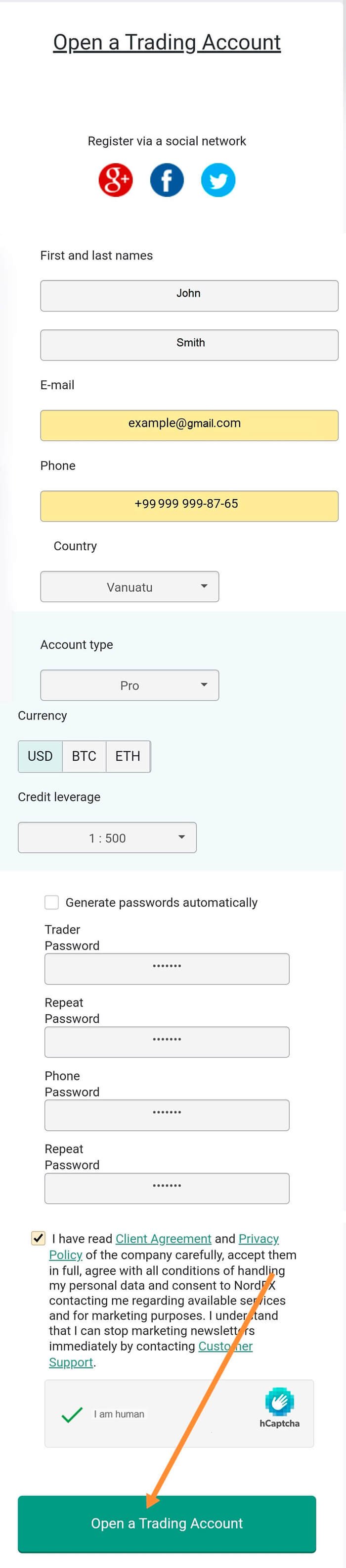 Fig. 3 - Registration Form_TH